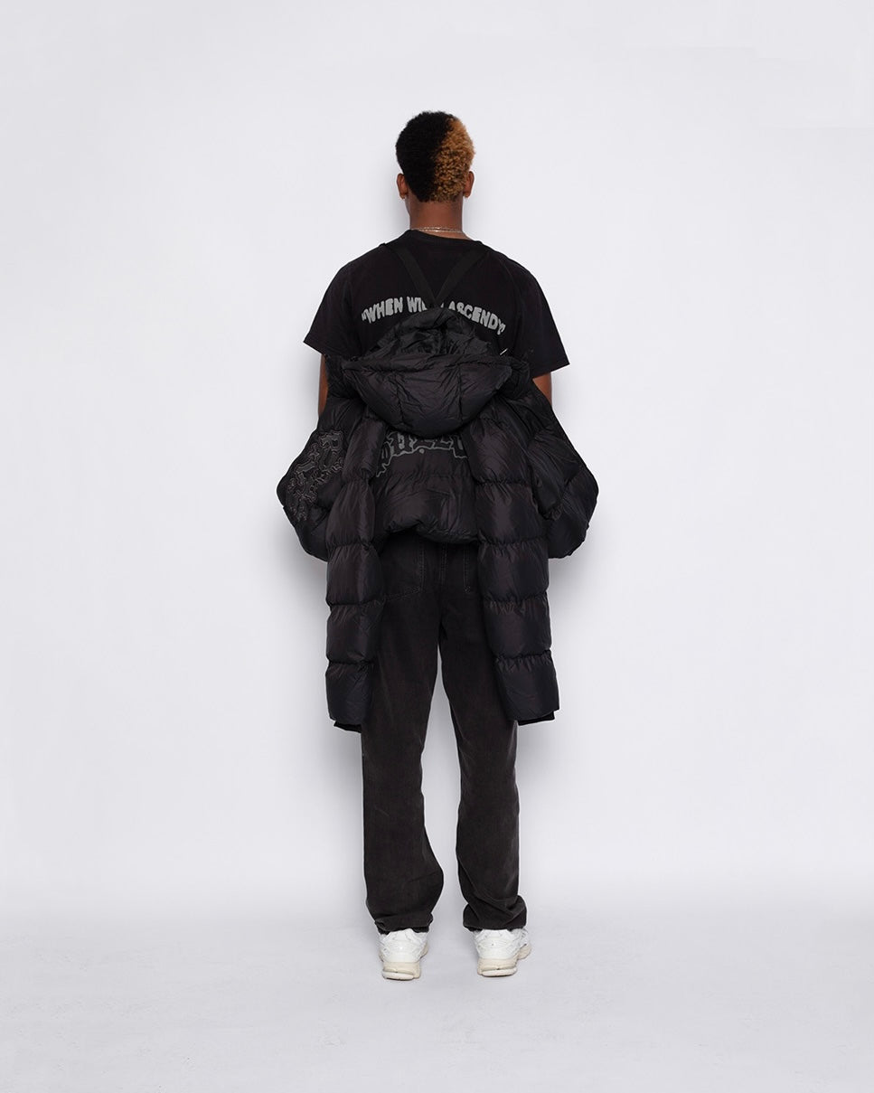 Black Frost Puffer Jacket